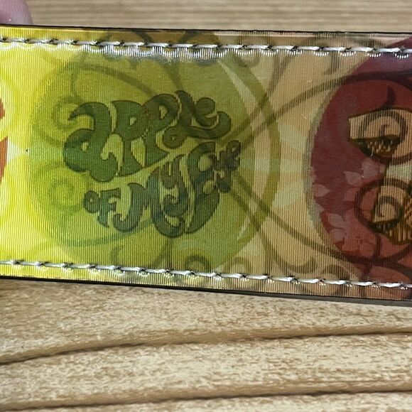 Holographic Belt Women Sz Large Peace Rock N Roll Eco Love Hippie Boho‎ Chic ‘76 - Picture 7 of 16